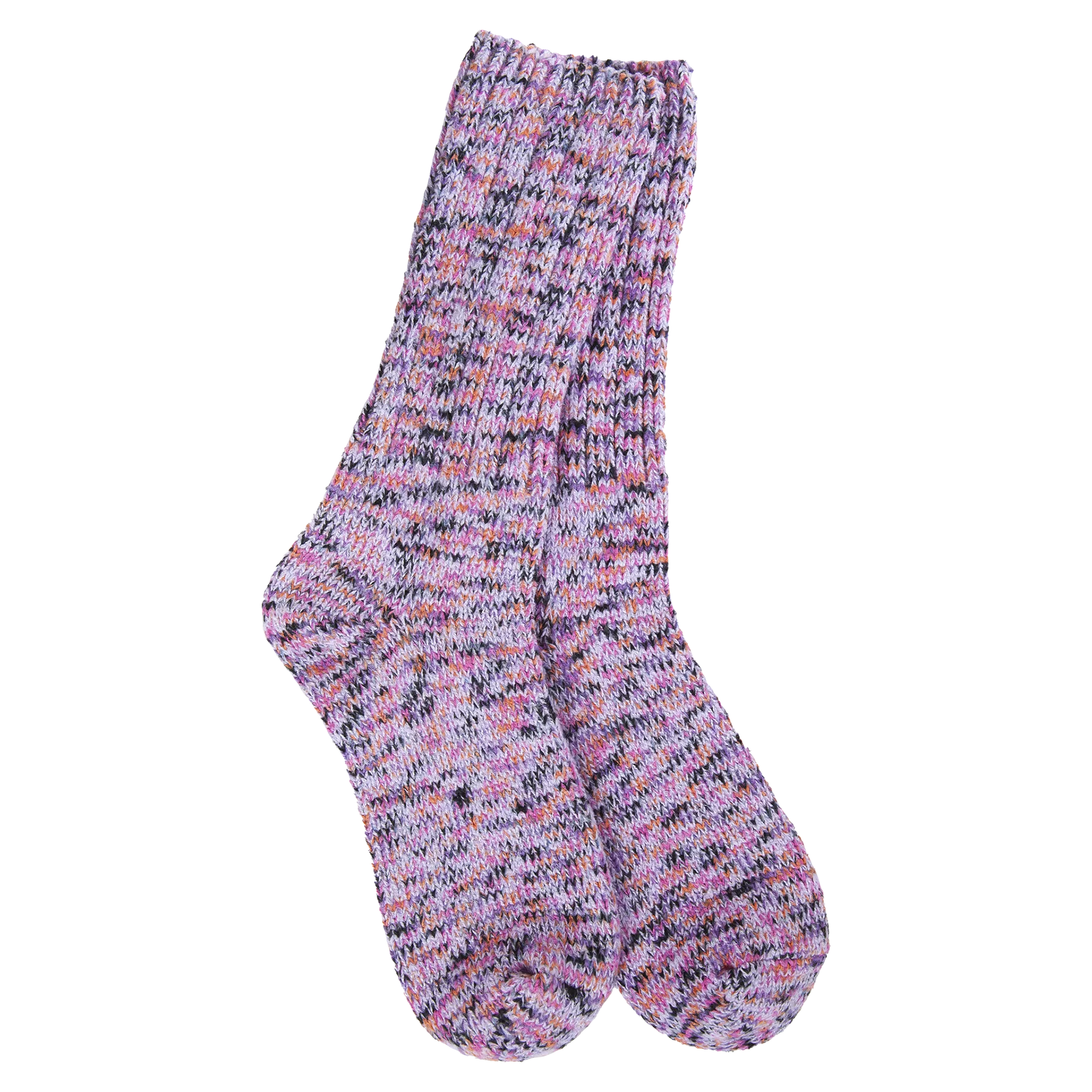 WOMEN'S RAGG CREW SOCKS-Socks-WORLD'S SOFTEST-LAVENDER-Coriander