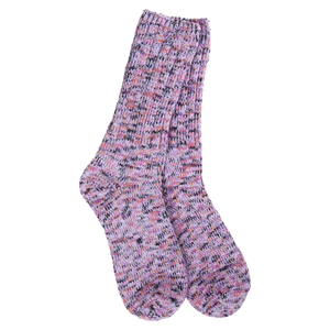 WOMEN'S RAGG CREW SOCKS-Socks-WORLD'S SOFTEST-LAVENDER-Coriander