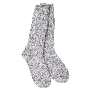WOMEN'S RAGG CREW SOCKS-Socks-WORLD'S SOFTEST-ROCKY-Coriander