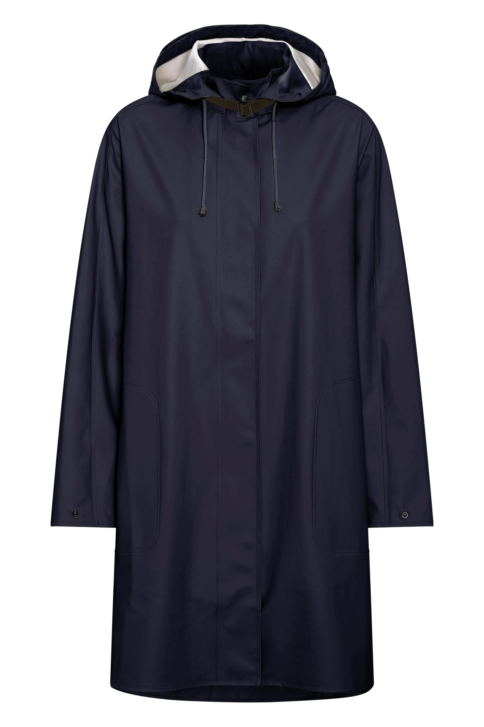 WOMEN'S RAINCOAT | RAIN71: DARK INDIGO-Jackets & Sweaters-ILSE JACOBSEN-Coriander