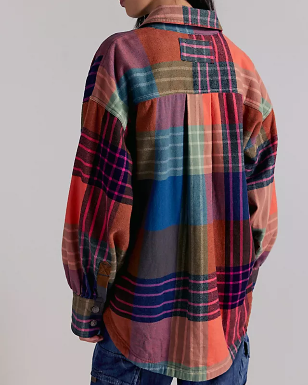WOMEN'S SHIRT | ASHLEY PLAID-Top-FREE PEOPLE-Coriander