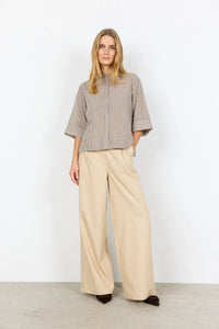WOMEN'S SHIRT | CANELITA: ROCKY ROAD-Top-SOYACONCEPT-Coriander