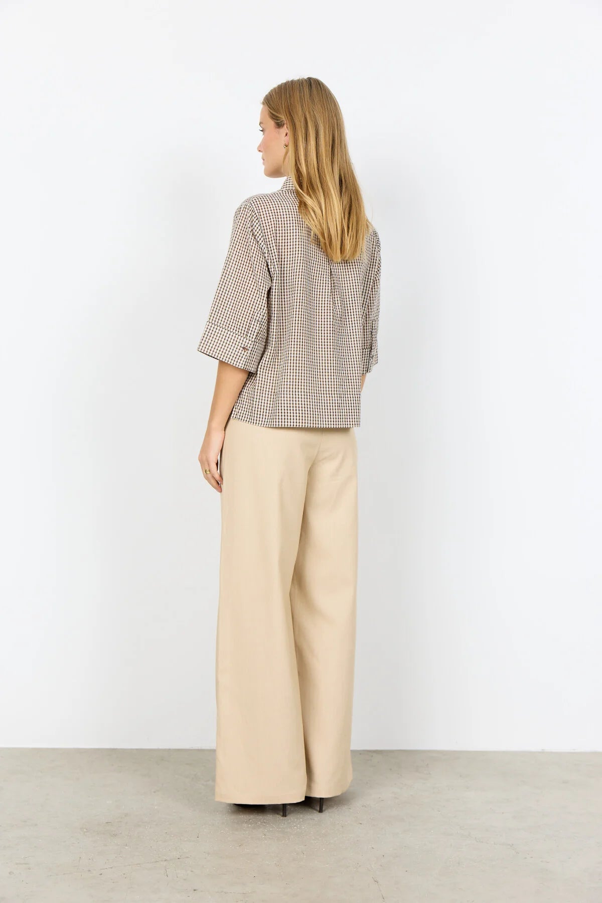 WOMEN'S SHIRT | CANELITA: ROCKY ROAD-Top-SOYACONCEPT-Coriander