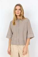 WOMEN'S SHIRT | CANELITA: ROCKY ROAD-Top-SOYACONCEPT-SMALL-ROCKY ROAD-Coriander