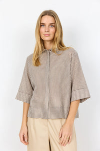 WOMEN'S SHIRT | CANELITA: ROCKY ROAD-Top-SOYACONCEPT-SMALL-ROCKY ROAD-Coriander