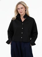 WOMEN'S SHIRT | EVERYDAY-Tops-SHANNON PASSERO-XSMALL-BLACK-Coriander
