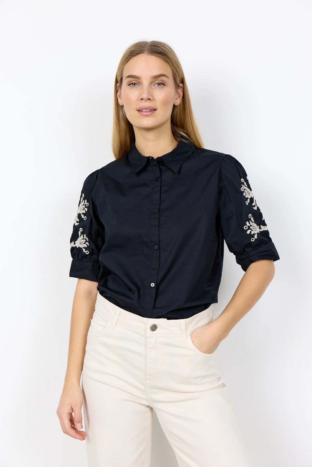 WOMEN'S SHIRT | MILLY-Top-SOYACONCEPT-XSMALL-Black-Coriander