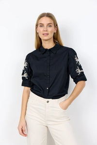 WOMEN'S SHIRT | MILLY-Top-SOYACONCEPT-XSMALL-Black-Coriander
