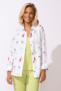 WOMEN'S SHIRT | POOL PARTY-Top-ESCAPE-XSMALL-MULTI-Coriander