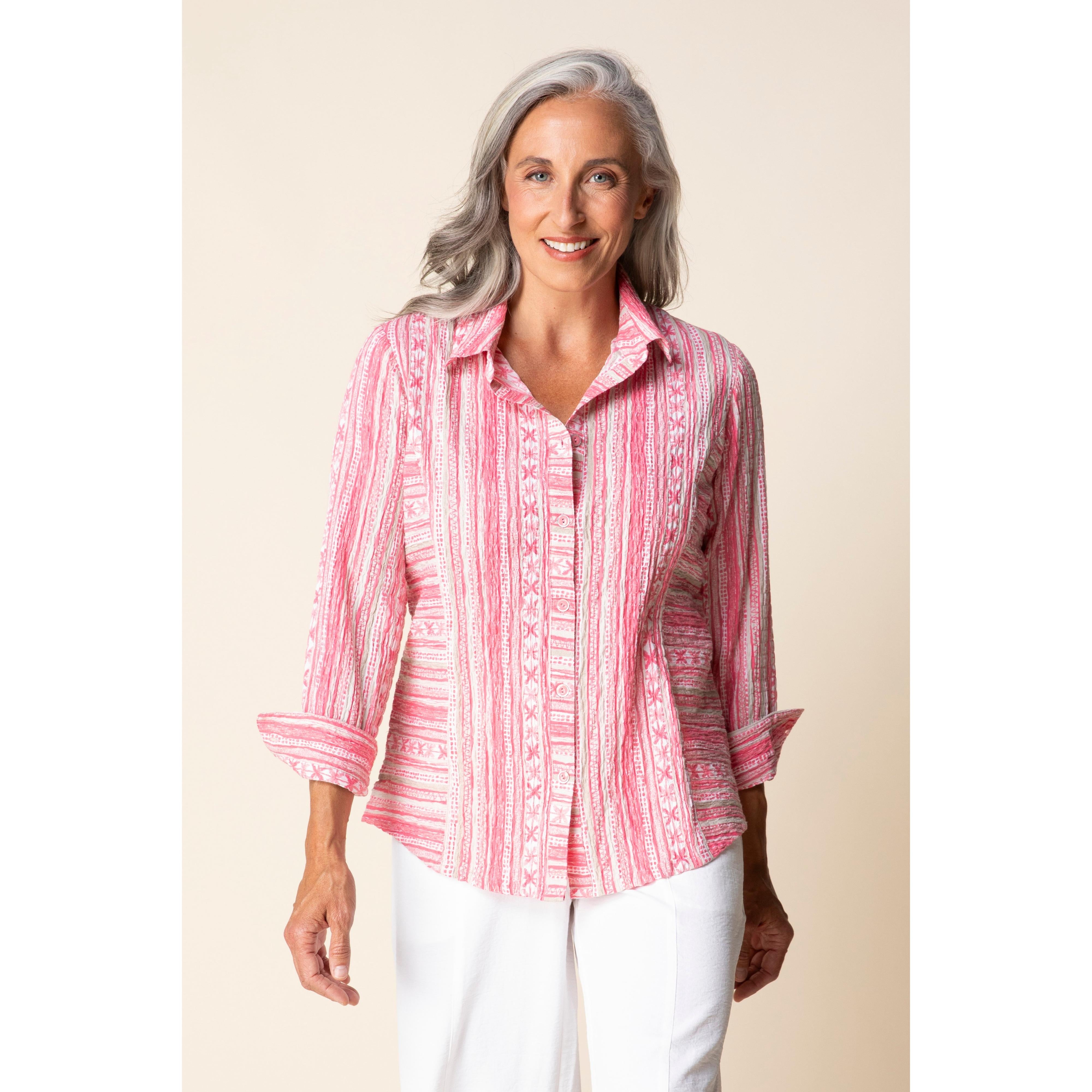 WOMEN'S SHIRT | SIDE PANEL-Top-HABITAT-Coriander