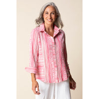 WOMEN'S SHIRT | SIDE PANEL-Top-HABITAT-XSMALL-CORAL-Coriander