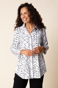 WOMEN'S SHIRT | ZIP POCKET-Top-HABITAT-Coriander