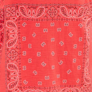 WOMEN'S SHORTS | BANDANA-Bottoms-SHANNON PASSERO-XSMALL-RED-Coriander