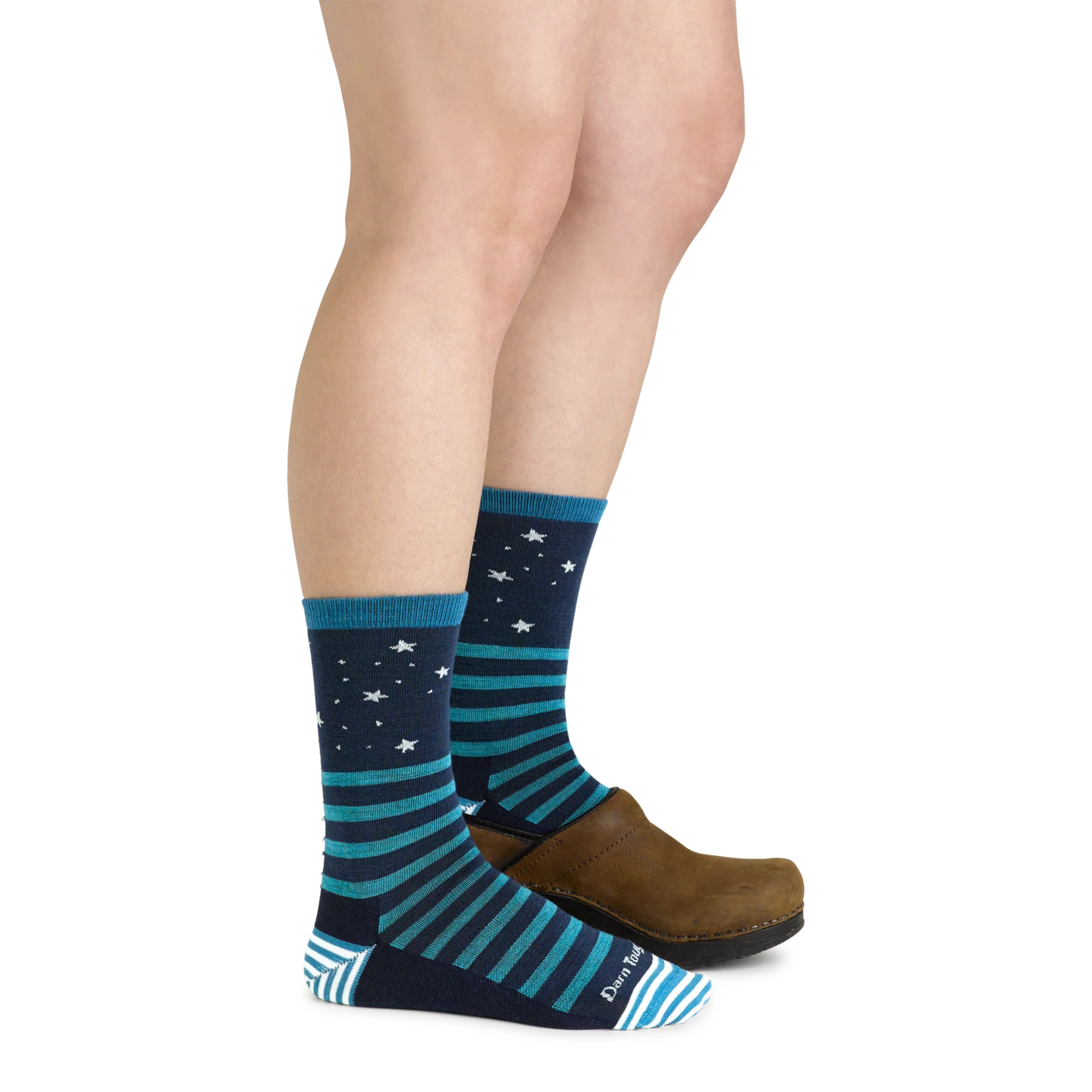 WOMEN'S SOCKS | ANIMAL HAUS CREW-Socks & Footwear-DARN TOUGH-Coriander