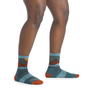 WOMEN'S SOCKS | CELESTE MICRO CREW-Socks & Footwear-DARN TOUGH-Coriander