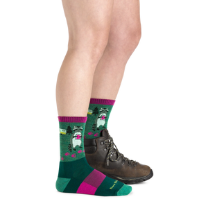 WOMEN'S SOCKS | CRITTER CLUB MICRO CREW-Socks & Footwear-DARN TOUGH-Coriander