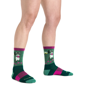 WOMEN'S SOCKS | CRITTER CLUB MICRO CREW-Socks & Footwear-DARN TOUGH-Coriander