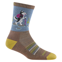 WOMEN'S SOCKS | CRITTER CLUB MICRO CREW-Socks & Footwear-DARN TOUGH-MEDIUM-BARK-Coriander