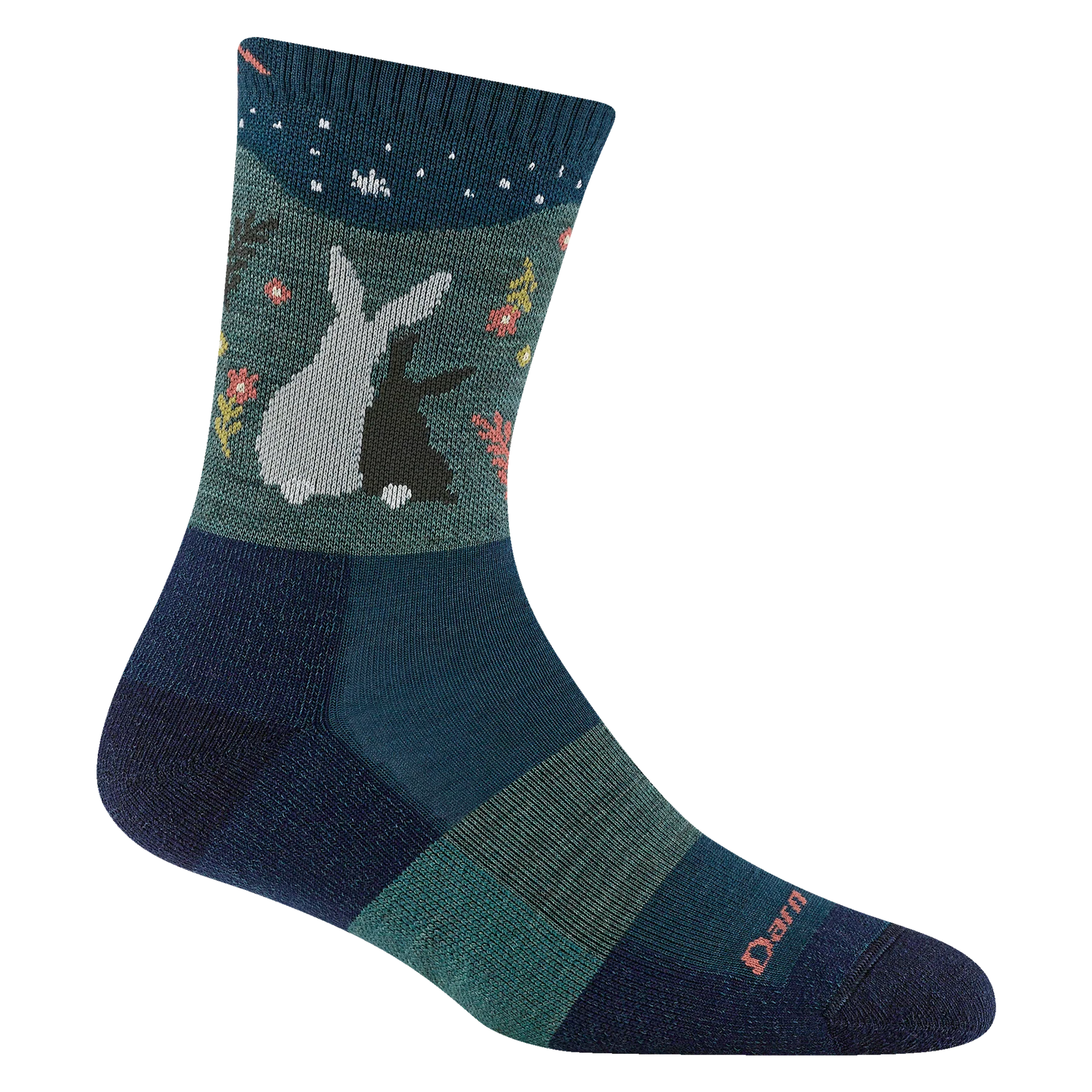 WOMEN'S SOCKS | CRITTER CLUB MICRO CREW-Socks & Footwear-DARN TOUGH-MEDIUM-ECLIPSE-Coriander
