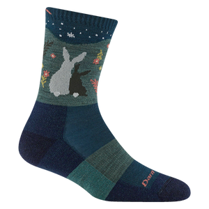 WOMEN'S SOCKS | CRITTER CLUB MICRO CREW-Socks & Footwear-DARN TOUGH-MEDIUM-ECLIPSE-Coriander