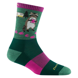WOMEN'S SOCKS | CRITTER CLUB MICRO CREW-Socks & Footwear-DARN TOUGH-MEDIUM-MOSS-Coriander