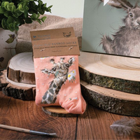 WOMEN'S SOCKS | GIRAFFE FLOWERS-Socks & Footwear-WRENDALE DESIGNS-Coriander