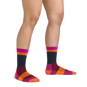 WOMEN'S SOCKS | HEADY BETTY MICRO CREW-Socks & Footwear-DARN TOUGH-Coriander
