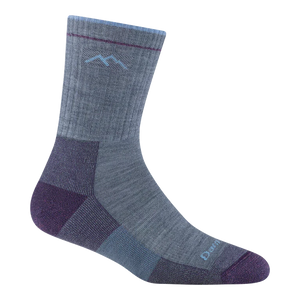 WOMEN'S SOCKS | HIKER MICRO CREW-Socks & Footwear-DARN TOUGH-MEDIUM-LIGHT DENIM-Coriander