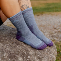 WOMEN'S SOCKS | HIKER MICRO CREW-Socks & Footwear-DARN TOUGH-Coriander