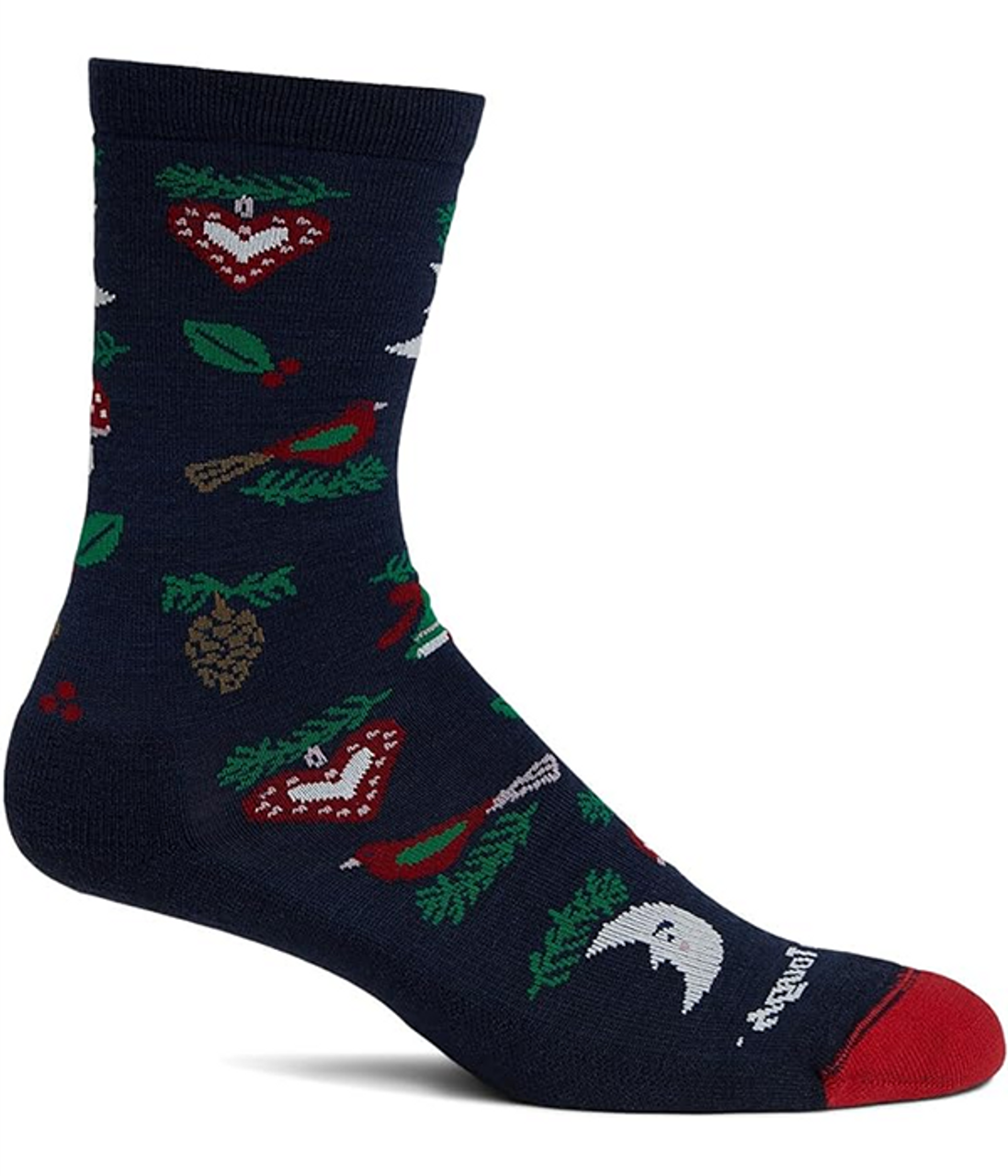 WOMEN'S SOCKS | LIGHTWEIGHT CREW: TINSELTOWN-Socks & Footwear-DARN TOUGH-Coriander