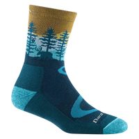 WOMEN'S SOCKS | NORTHWOODS MICRO CREW-Socks & Footwear-DARN TOUGH-MEDIUM-DARK TEAL-Coriander