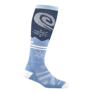 WOMEN'S SOCKS | SWIRLWIND OVER THE KNEE-Socks & Footwear-DARN TOUGH-Coriander