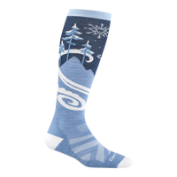 WOMEN'S SOCKS | SWIRLWIND OVER THE KNEE-Socks & Footwear-DARN TOUGH-MEDIUM-MIDNIGHT-Coriander