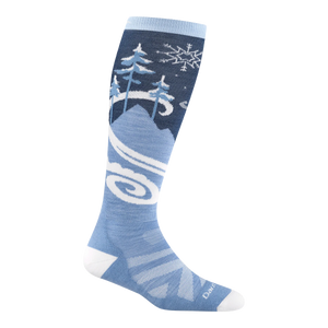 WOMEN'S SOCKS | SWIRLWIND OVER THE KNEE-Socks & Footwear-DARN TOUGH-MEDIUM-MIDNIGHT-Coriander