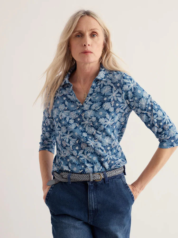 WOMEN'S T-SHIRT | WAVECREST-Tops-SEASALT-8-MARINE-Coriander