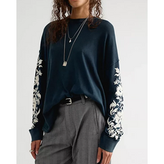 WOMEN'S TEE | FLORA LONG SLEEVE-Tops-FREE PEOPLE-Coriander