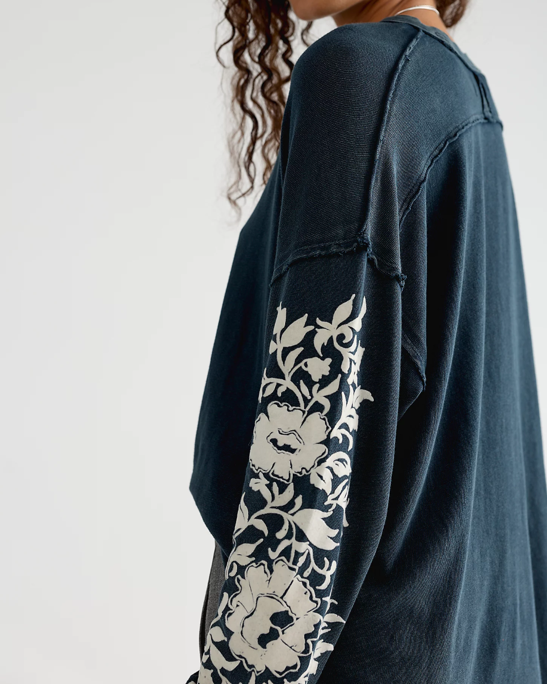WOMEN'S TEE | FLORA LONG SLEEVE-Tops-FREE PEOPLE-Coriander