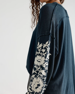 WOMEN'S TEE | FLORA LONG SLEEVE-Tops-FREE PEOPLE-Coriander