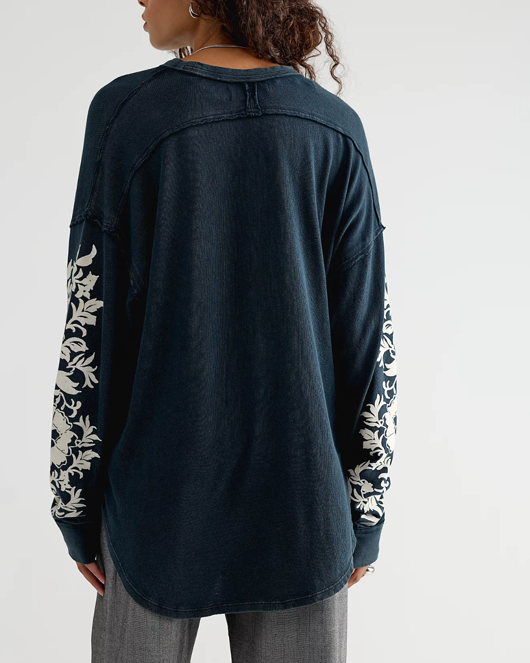 WOMEN'S TEE | FLORA LONG SLEEVE-Tops-FREE PEOPLE-Coriander