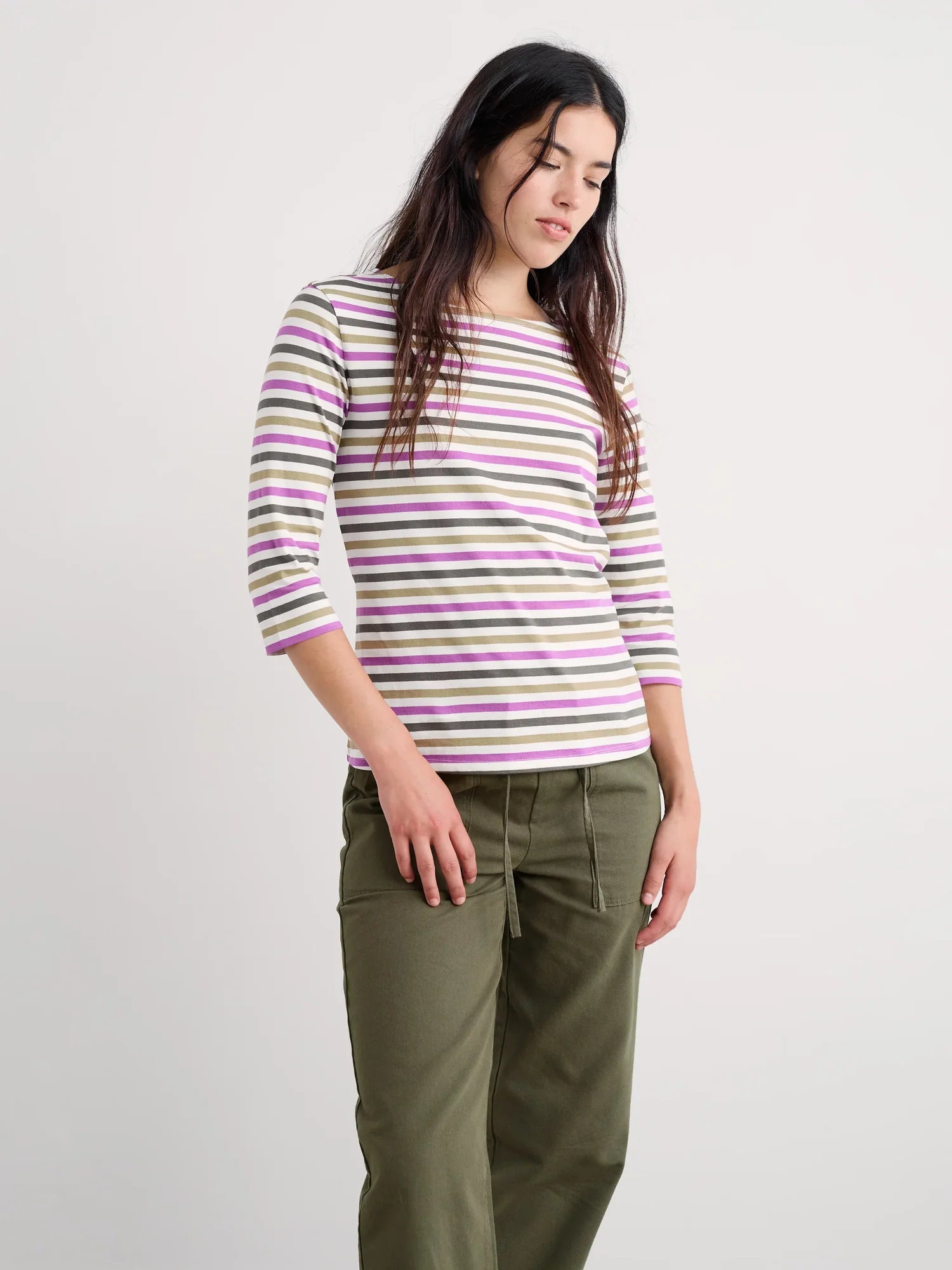 WOMEN'S TEE | SAILOR 3/4 SLEEVE-Top-SEASALT-Coriander