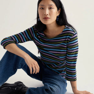 WOMEN'S TEE | SAILOR 3/4 SLEEVE-Top-SEASALT-6-LAGOON-Coriander