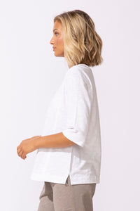 WOMEN'S TEE | SEAMED ELBOW-Tops-ESCAPE-Coriander