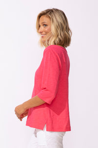 WOMEN'S TEE | SEAMED ELBOW-Tops-ESCAPE-Coriander