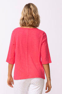 WOMEN'S TEE | SEAMED ELBOW-Tops-ESCAPE-Coriander