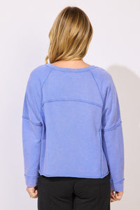 E28098 WEEKEND RAGLAN CREW - description-Uncategorised-ESCAPE-Coriander