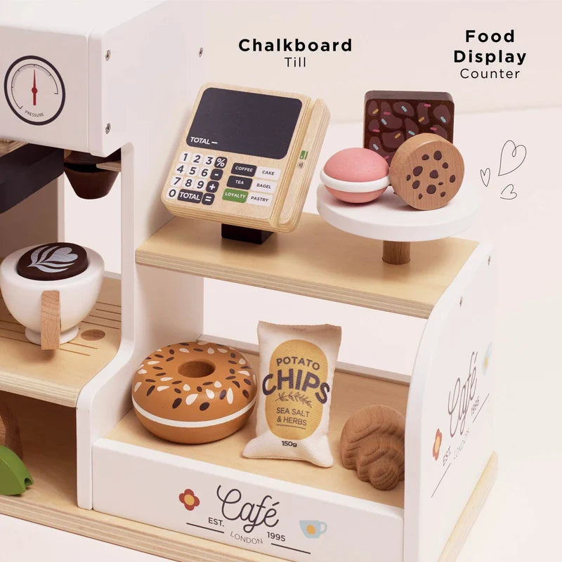 WOODEN TOY SET | BARISTA CAFE-Fun and Games-LE TOY VAN-Coriander
