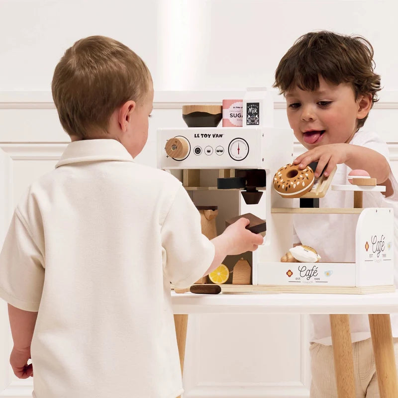 WOODEN TOY SET | BARISTA CAFE-Fun and Games-LE TOY VAN-Coriander