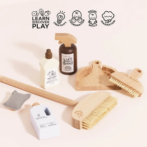 WOODEN TOY SET | CLEANING-Fun and Games-LE TOY VAN-Coriander