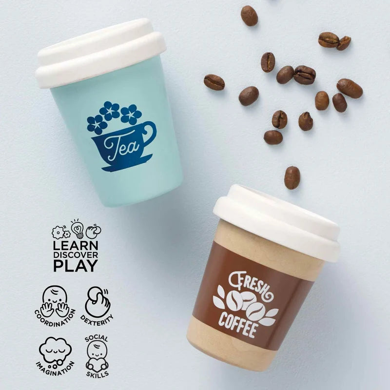 WOODEN TOY SET | ECO CUPS-Fun and Games-LE TOY VAN-Coriander