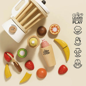 WOODEN TOY SET | SMOOTHIE BLENDER-Fun and Games-LE TOY VAN-Coriander